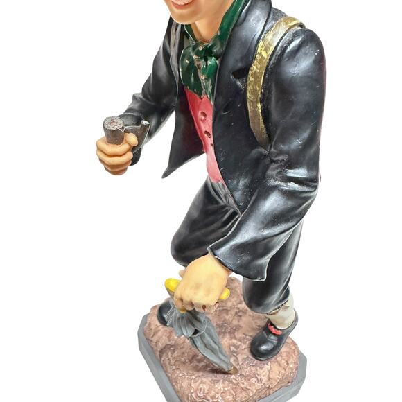 River City Cuckoo Clock Peddler Figurine New Battery! Clock works! 2101 of 3000 - Picture 10 of 10